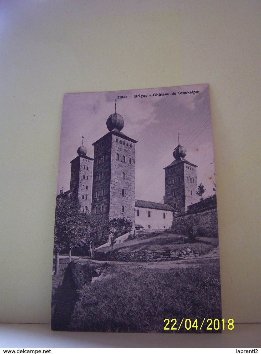 BRIGUE (SUISSE) CHATEAU DE STOCKALPER.