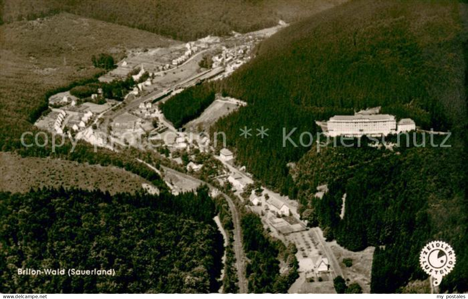 Brilon Fliegeraufnahme Brilon- Wald