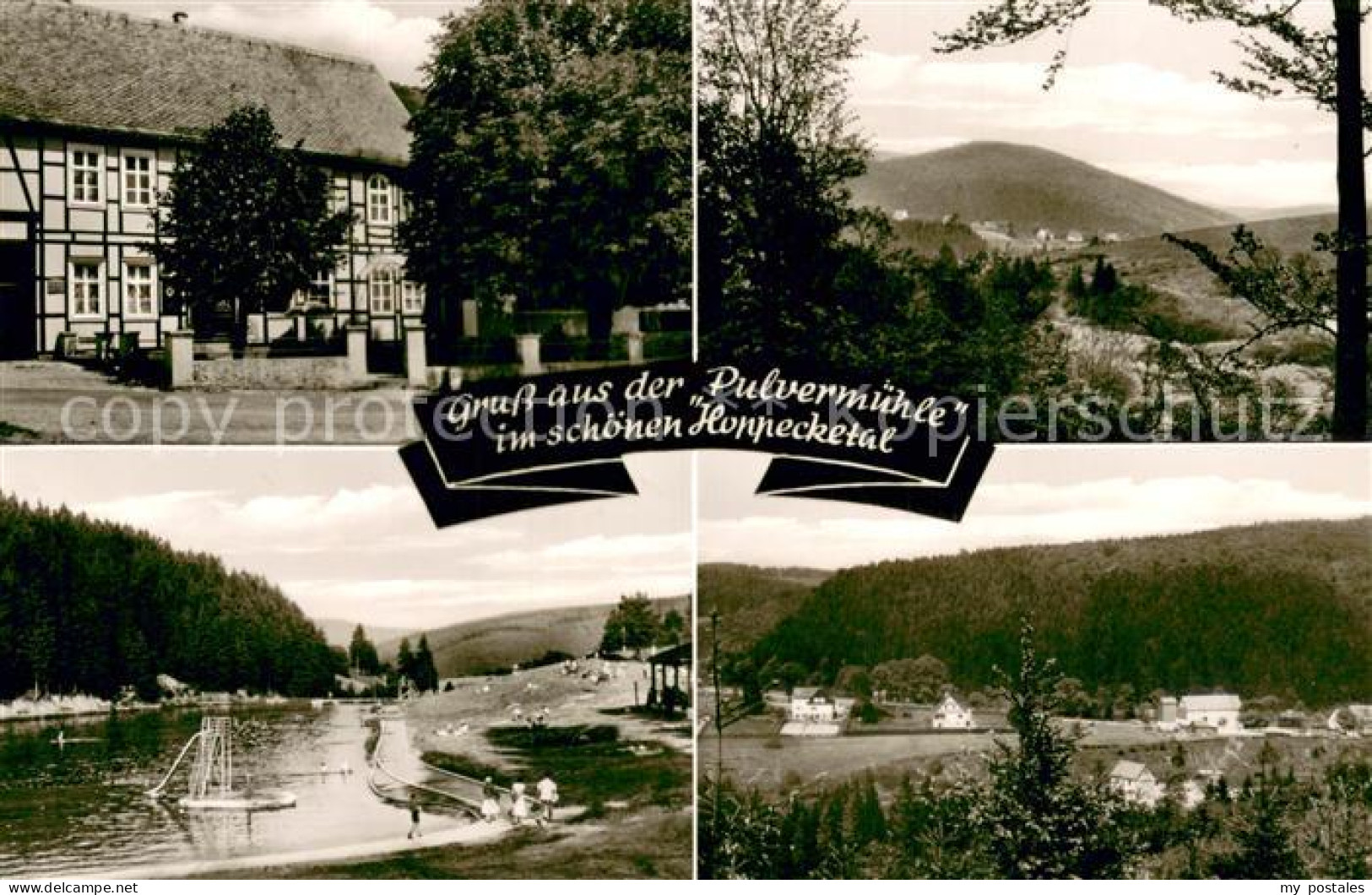 Brilon Gaststaette Zur Pulvermuehle Brilon Wald Hoppecketal Freibad Fachwerkhaus