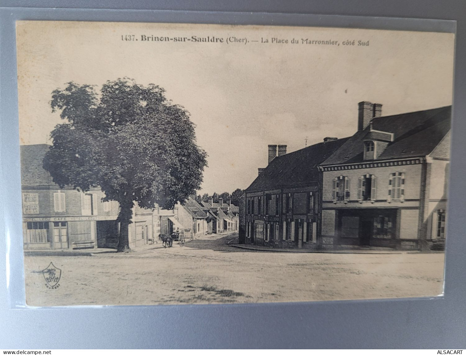 brinon sur sauldre , place du marronnier