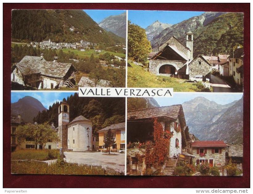 Brione - Frasco - Sonogno - Lavertezzo (TI) - Mehrbildkarte "Valle Verzasca"
