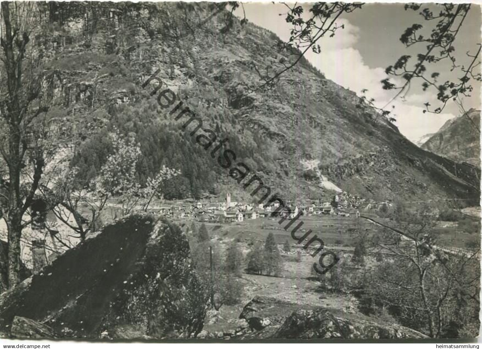 Brione-Verzasca - Foto-Ansichtskarte Grossformat