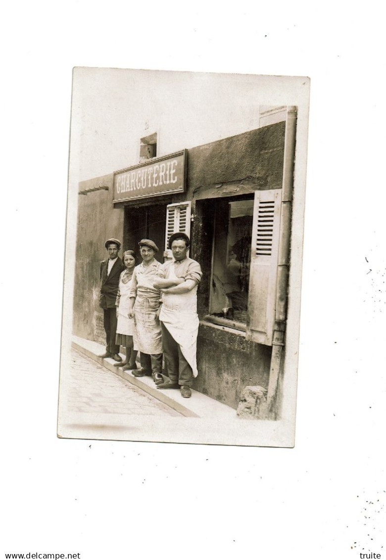 BRIOUDE ? CHARCUTERIE ( CARTE PHOTO )