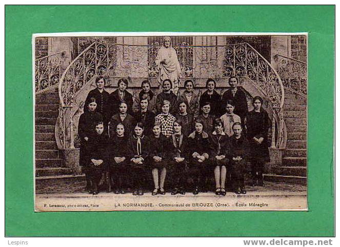 BRIOUZE --  Communauté de Briouze --Ecole Ménagère