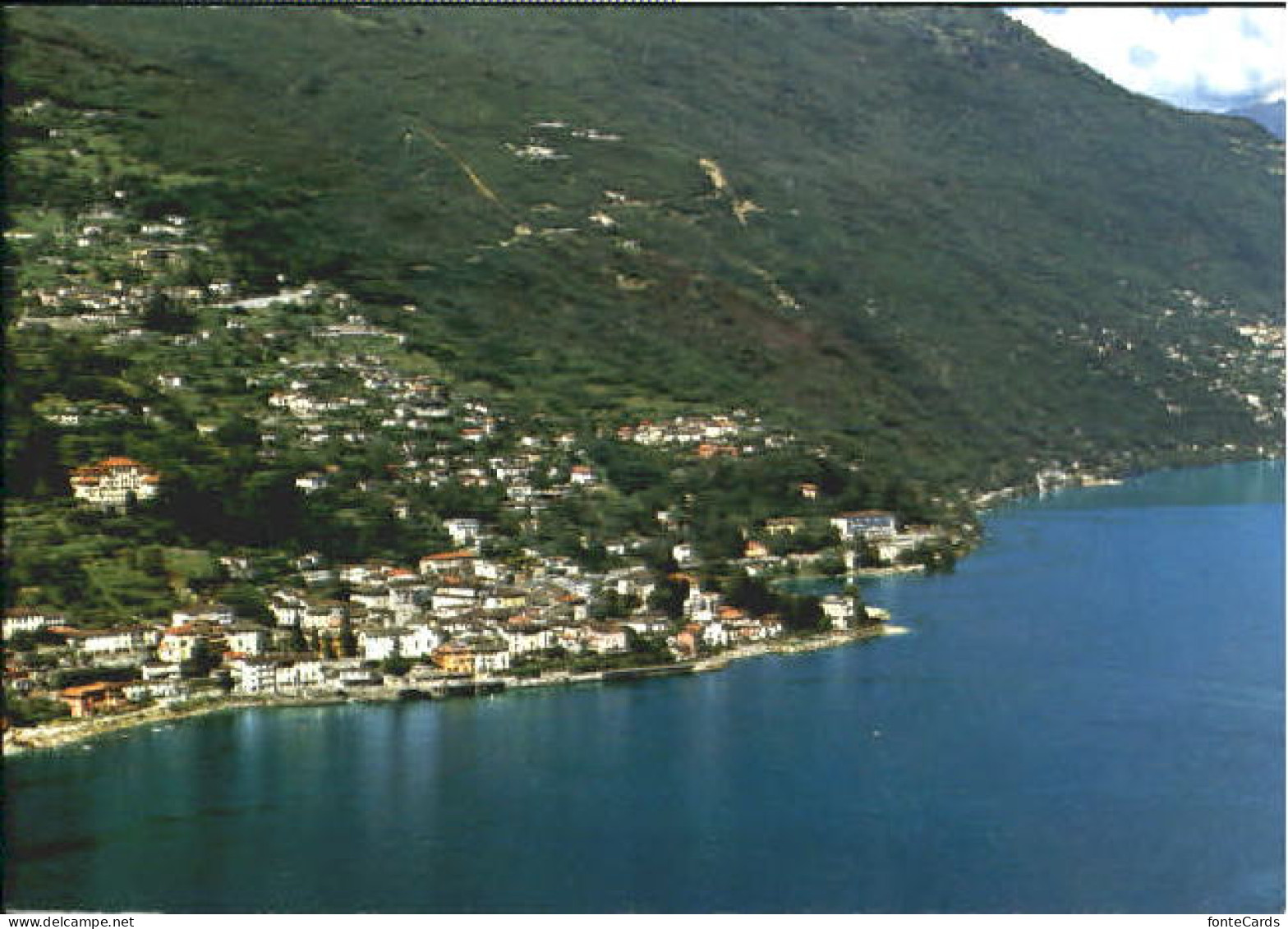 Brissago TI Brissago Fliegeraufnahme