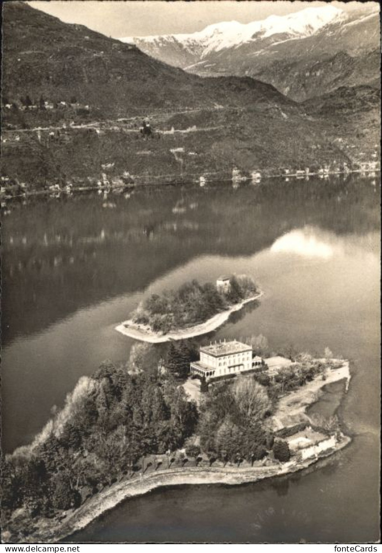 Brissago TI Brissago Fliegeraufnahme