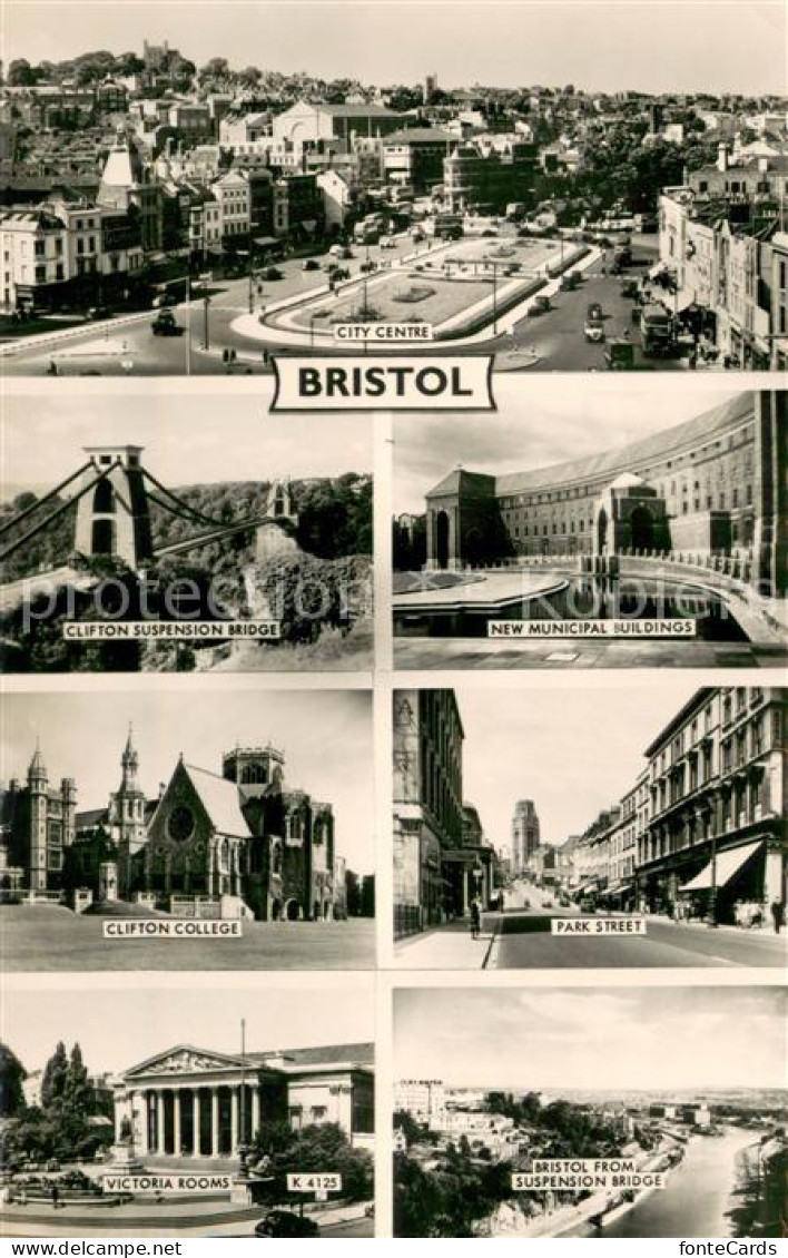 Bristol UK City Centre Clifton Suspension Bridge Municipal Buildings Clifton Col