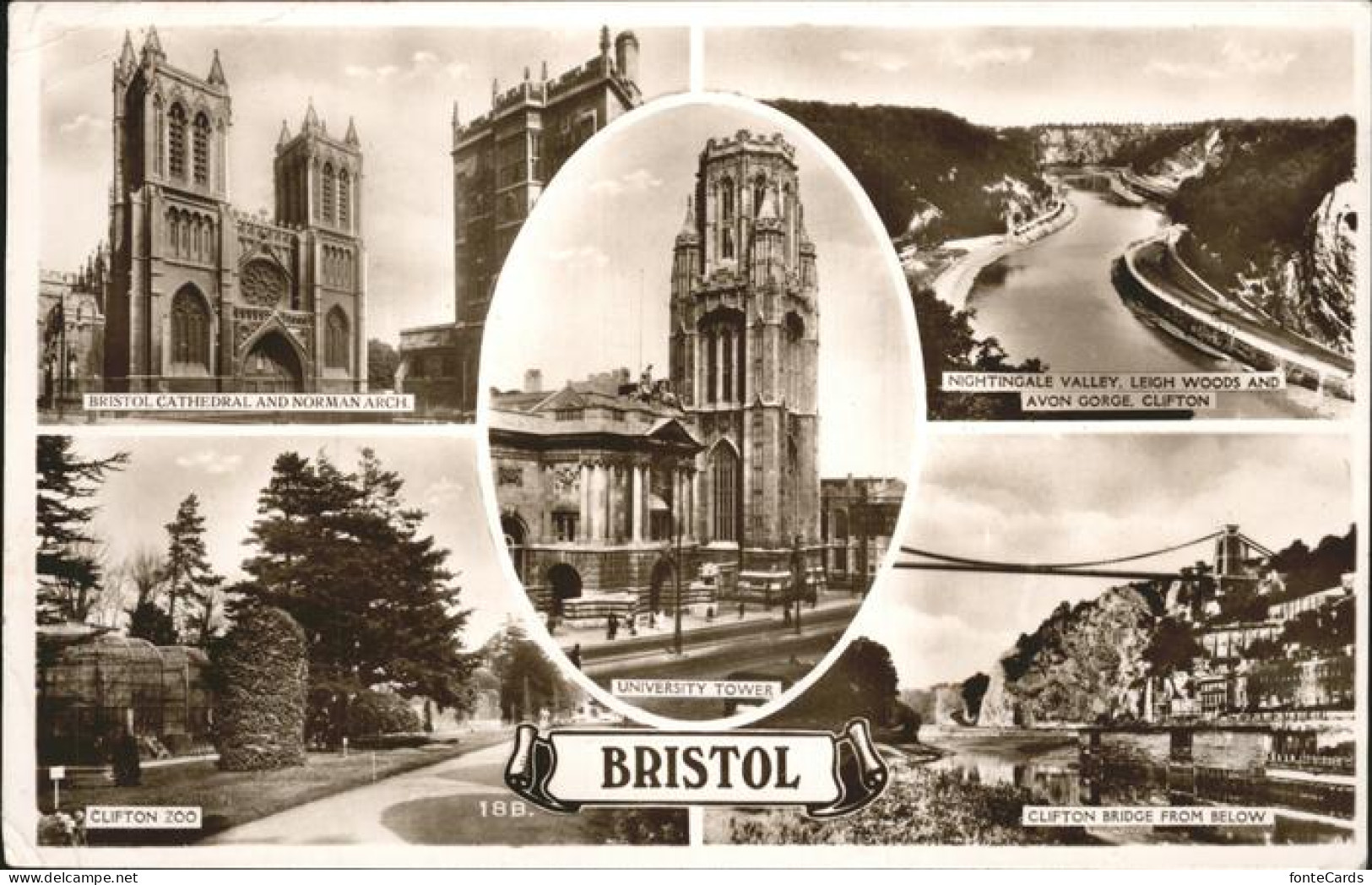 Bristol UK University Tower Clifton Zoo Clifton Bridge