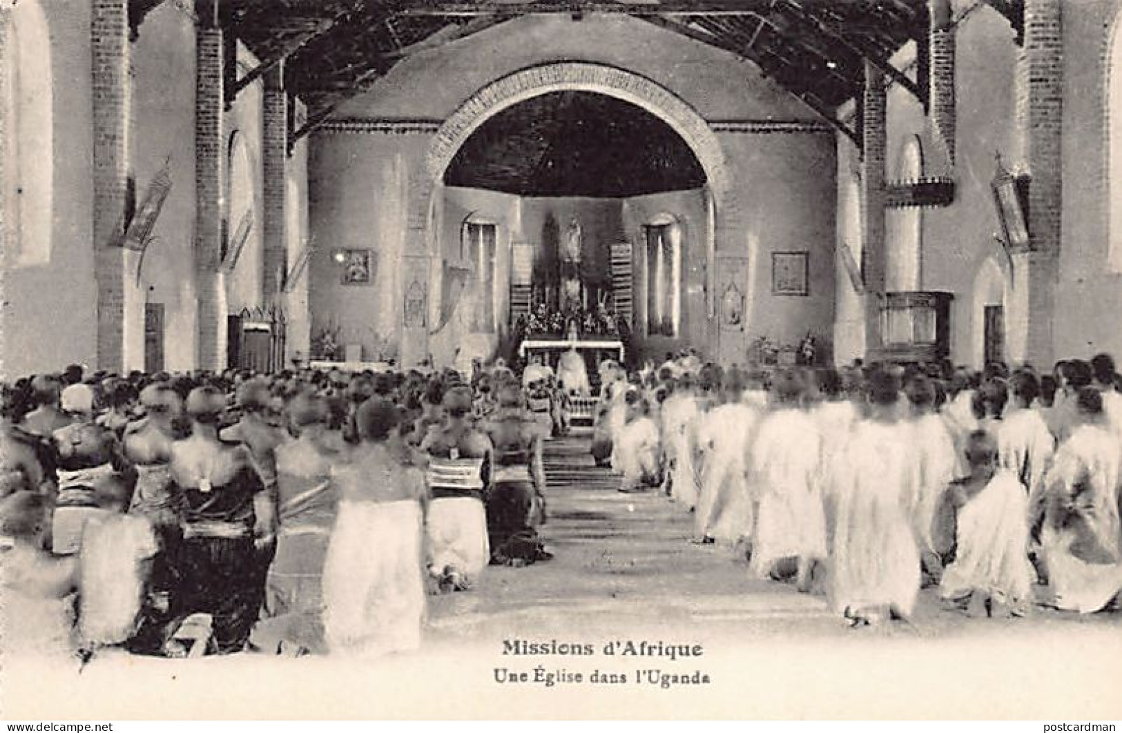 BRITISH EAST AFRICA - Uganda - A church in Uganda - Publ. Missionary Sisters of Our Lady of Africa - White Sisters of Ca