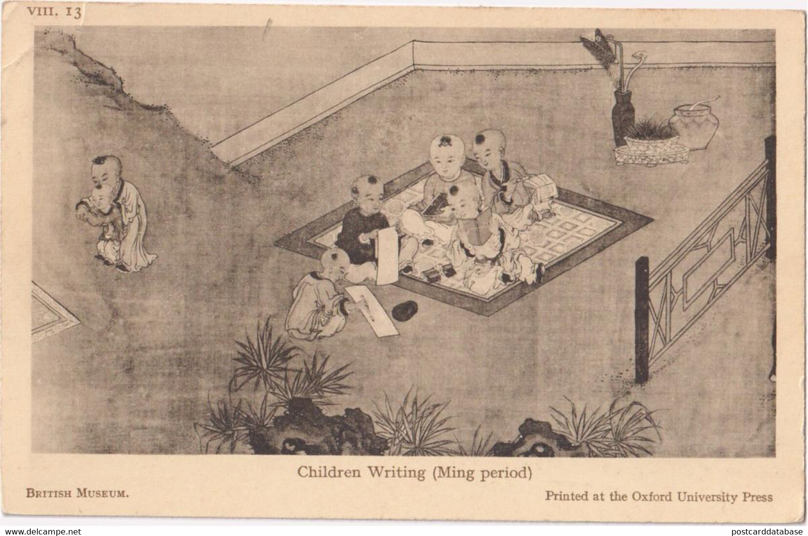 British Museum - Children Writing Ming Period - & chinese, museum