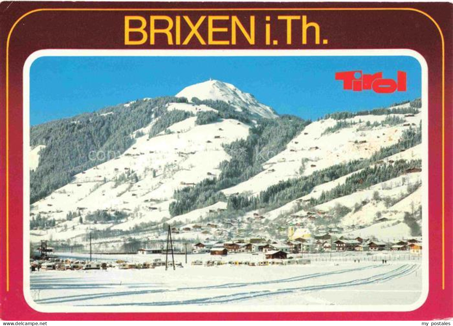 Brixen im Thale Tirol AT Wintersportplatz Langlaufloipe Hohe-Salve Lauterbach Wi