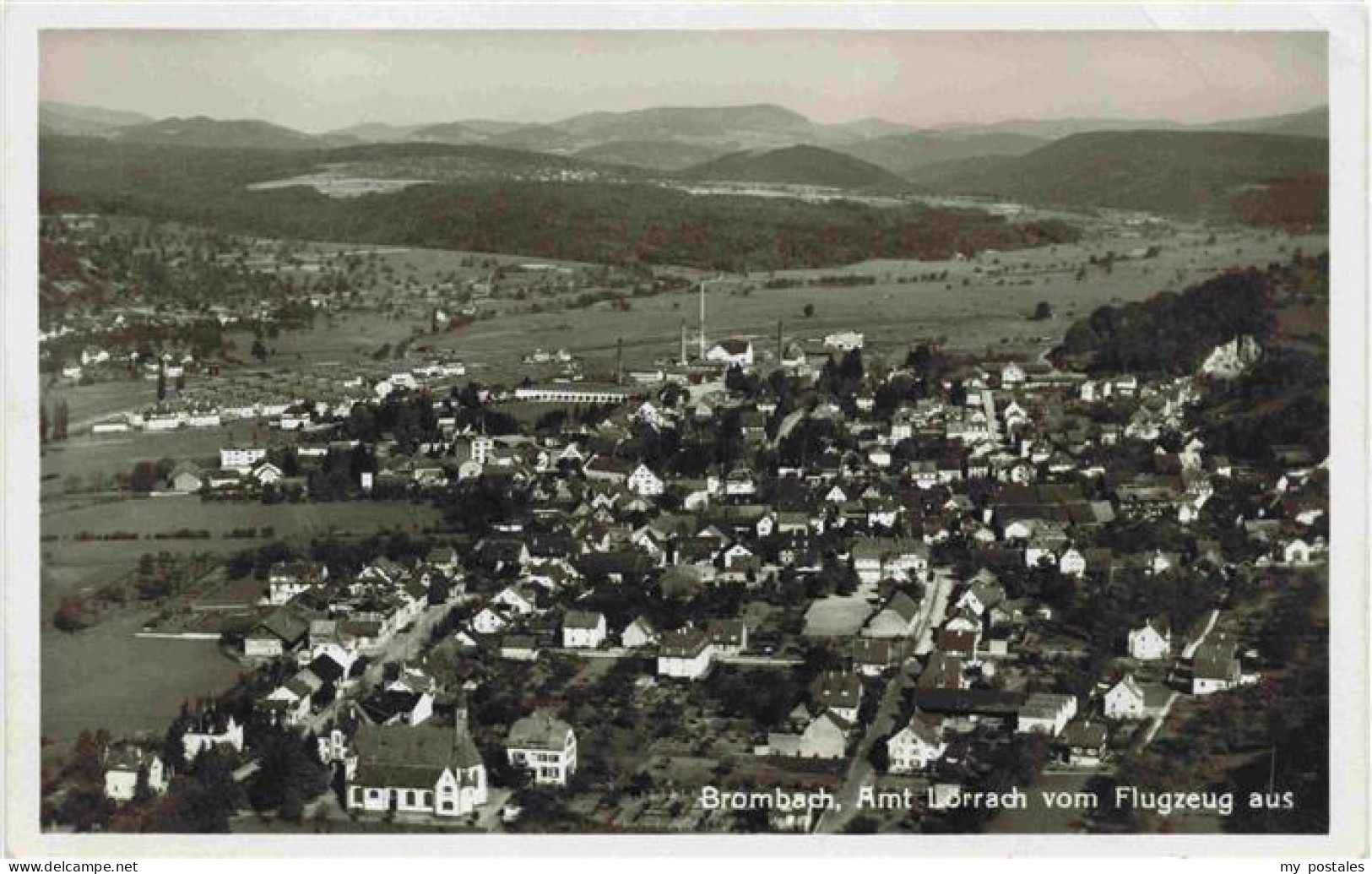 Brombach Loerrach Fliegeraufnahme