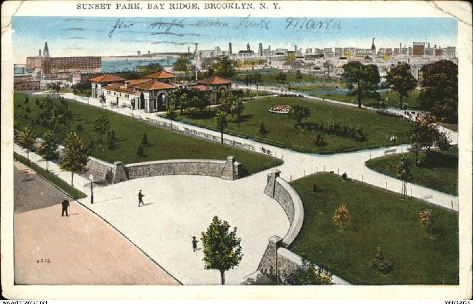 Brooklyn New York Sunset Park  Bay Bridge