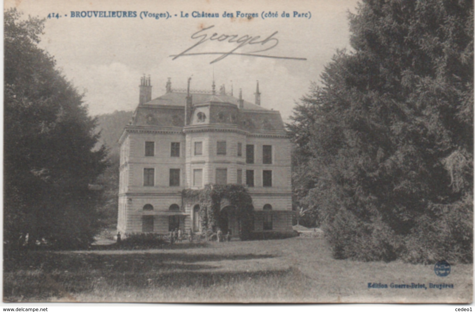 BROUVELIEURES  LE CHATEAU DES FORGES