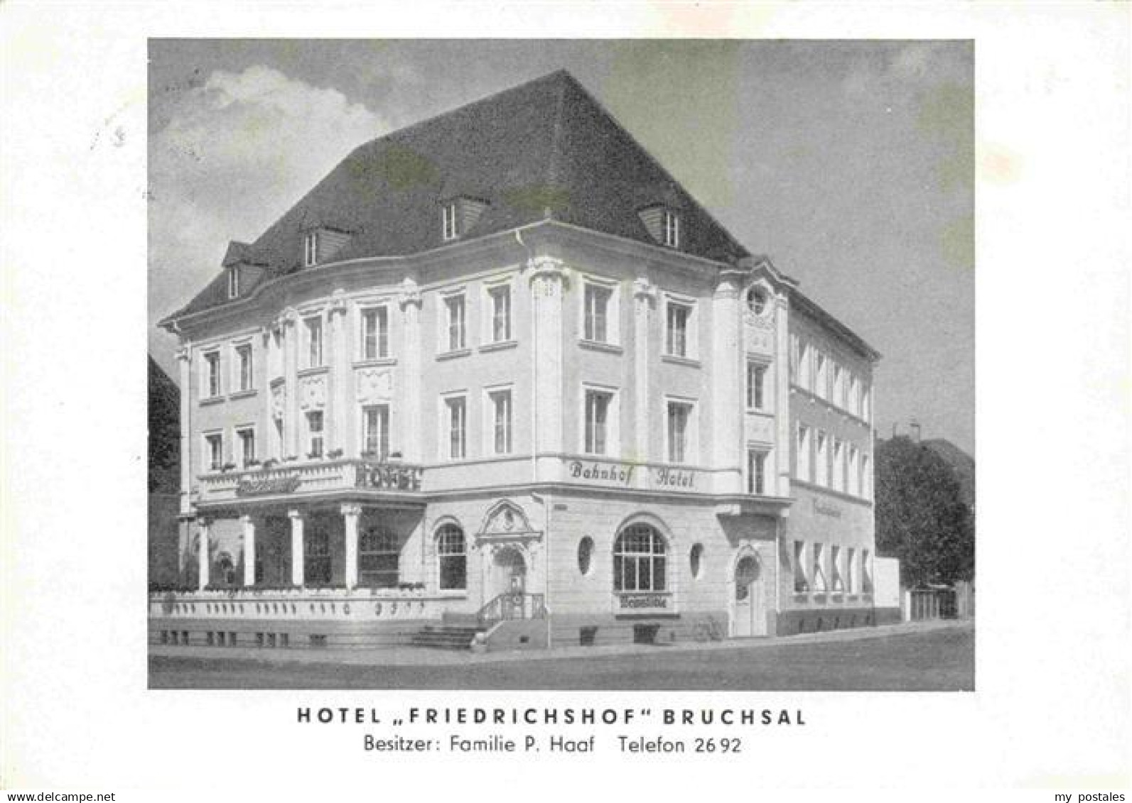 BRUCHSAL Baden Hotel Friedrichshof