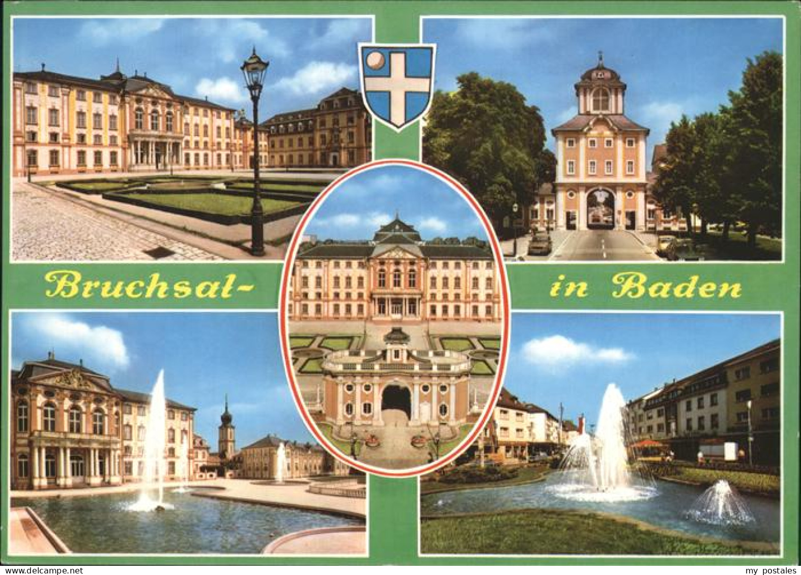 Bruchsal mit Schloss
