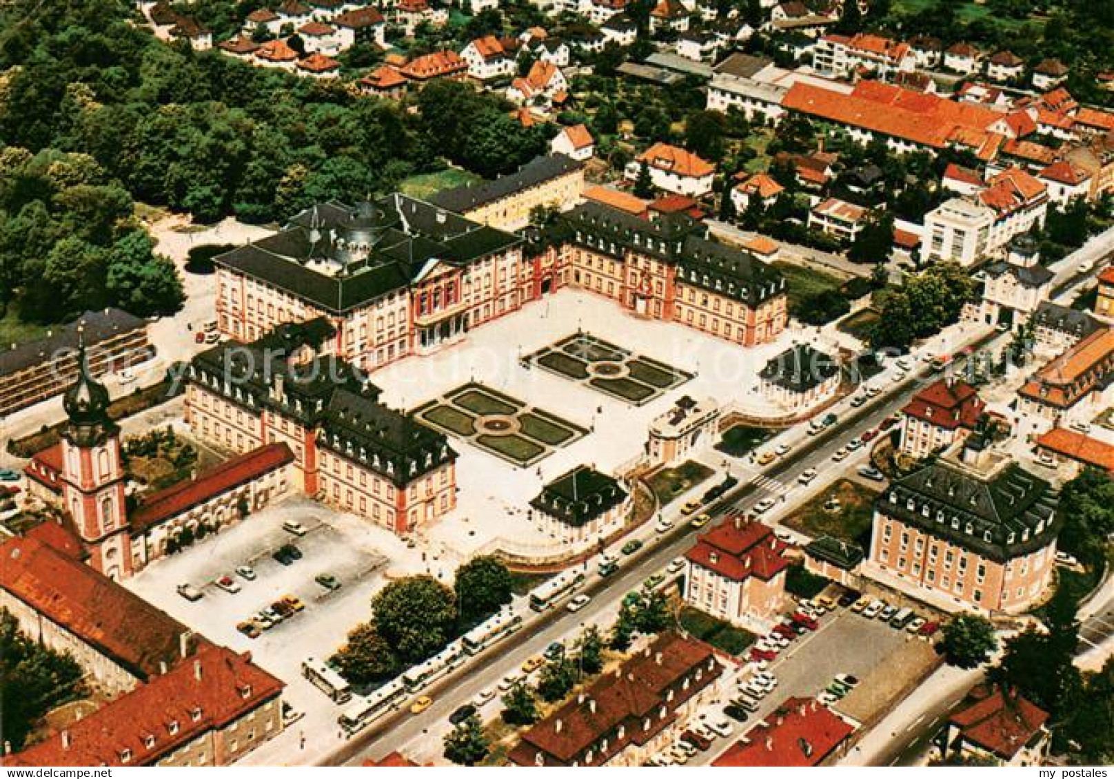 Bruchsal Schloss Fliegeraufnahme