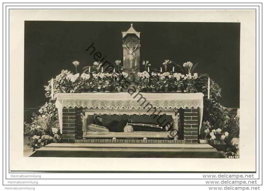 Bruder Konrad - Grabaltar in Altötting - Foto-AK 1940