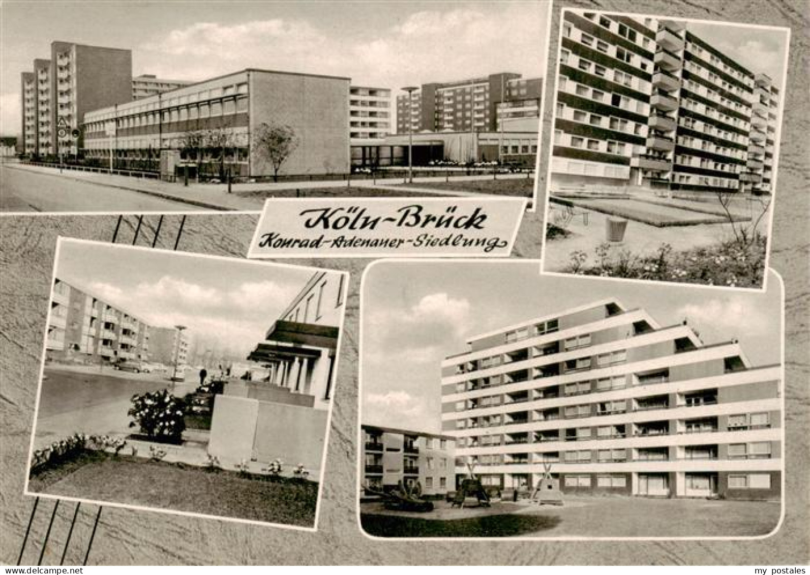 Brueck Koeln Konrad Adenauer Siedlung Teilansichten