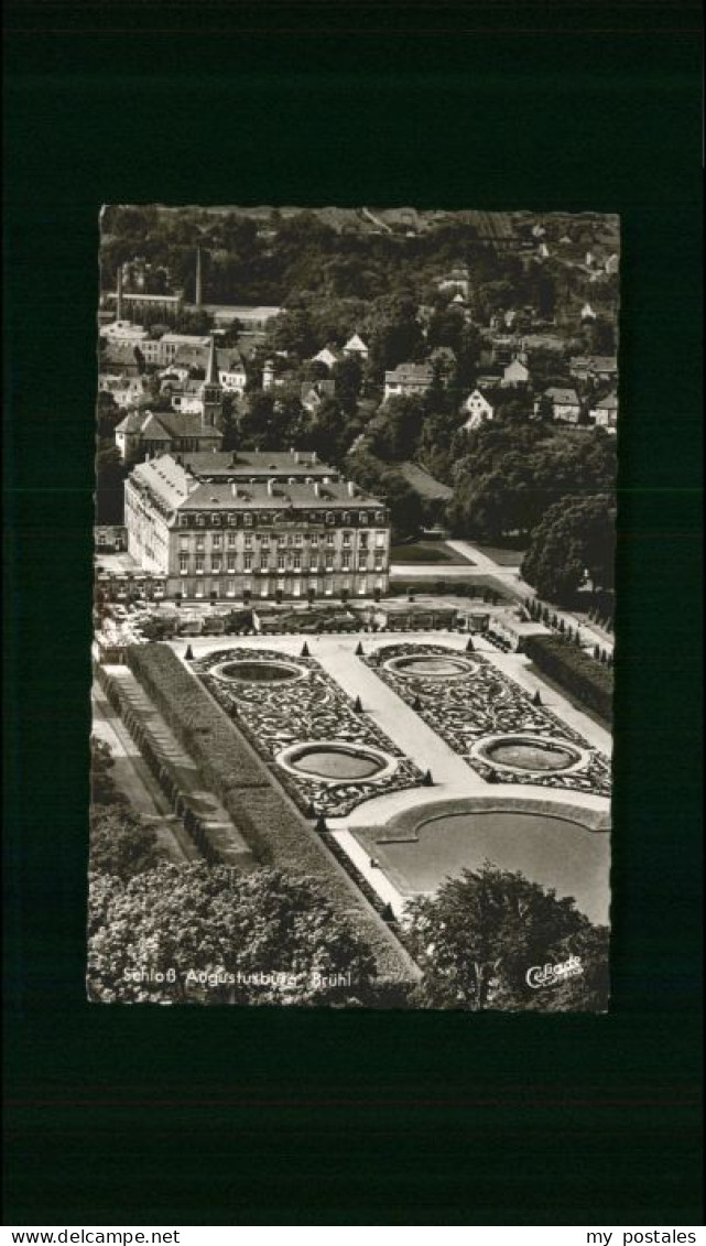 Bruehl Fliegeraufnahme Schloss Augustusburg