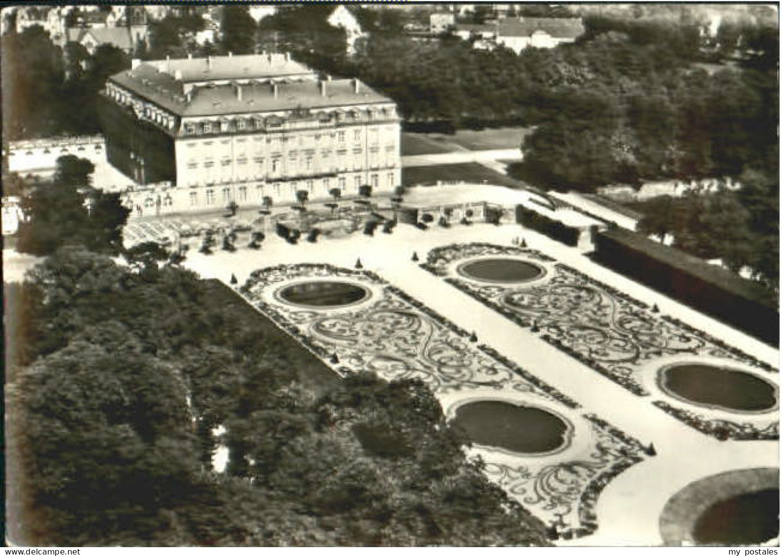 Bruehl Rheinland Schloss Bruehl Fliegeraufnahme