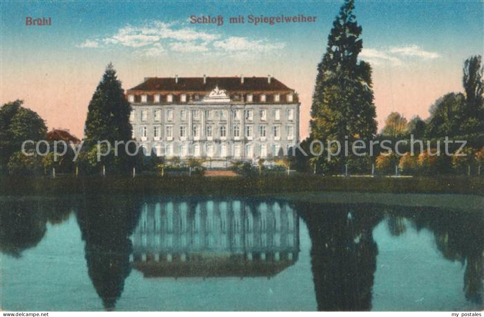 Bruehl Rheinland Schloss Spiegelweiher