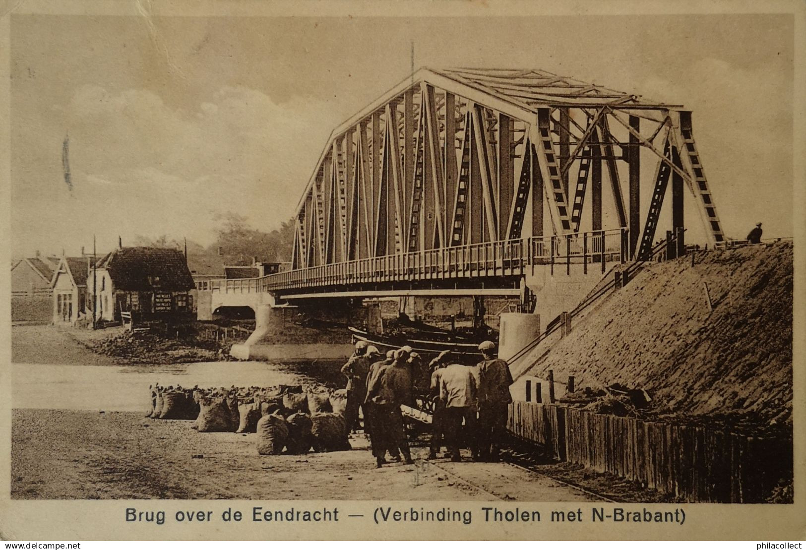 Brug over de Eendracht - Verbinding Tholen met N. Brabant (geanimeerd) 19??
