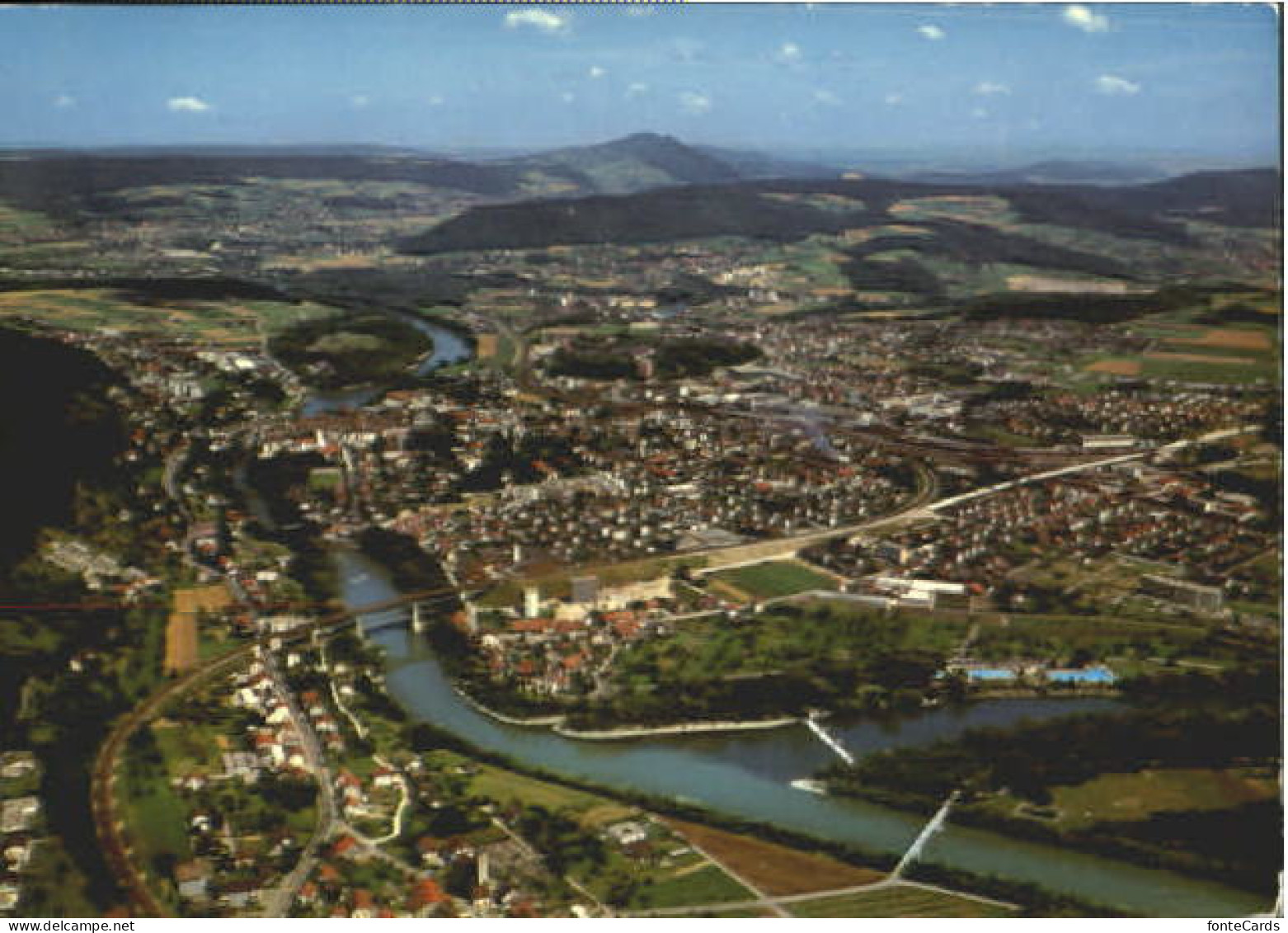 Brugg AG Brugg Fliegeraufnahme x 1973