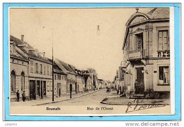 BRUMATH --  Rue de L'Ouest