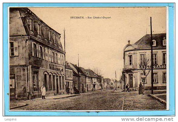 BRUMATH -- Rue générale Duport