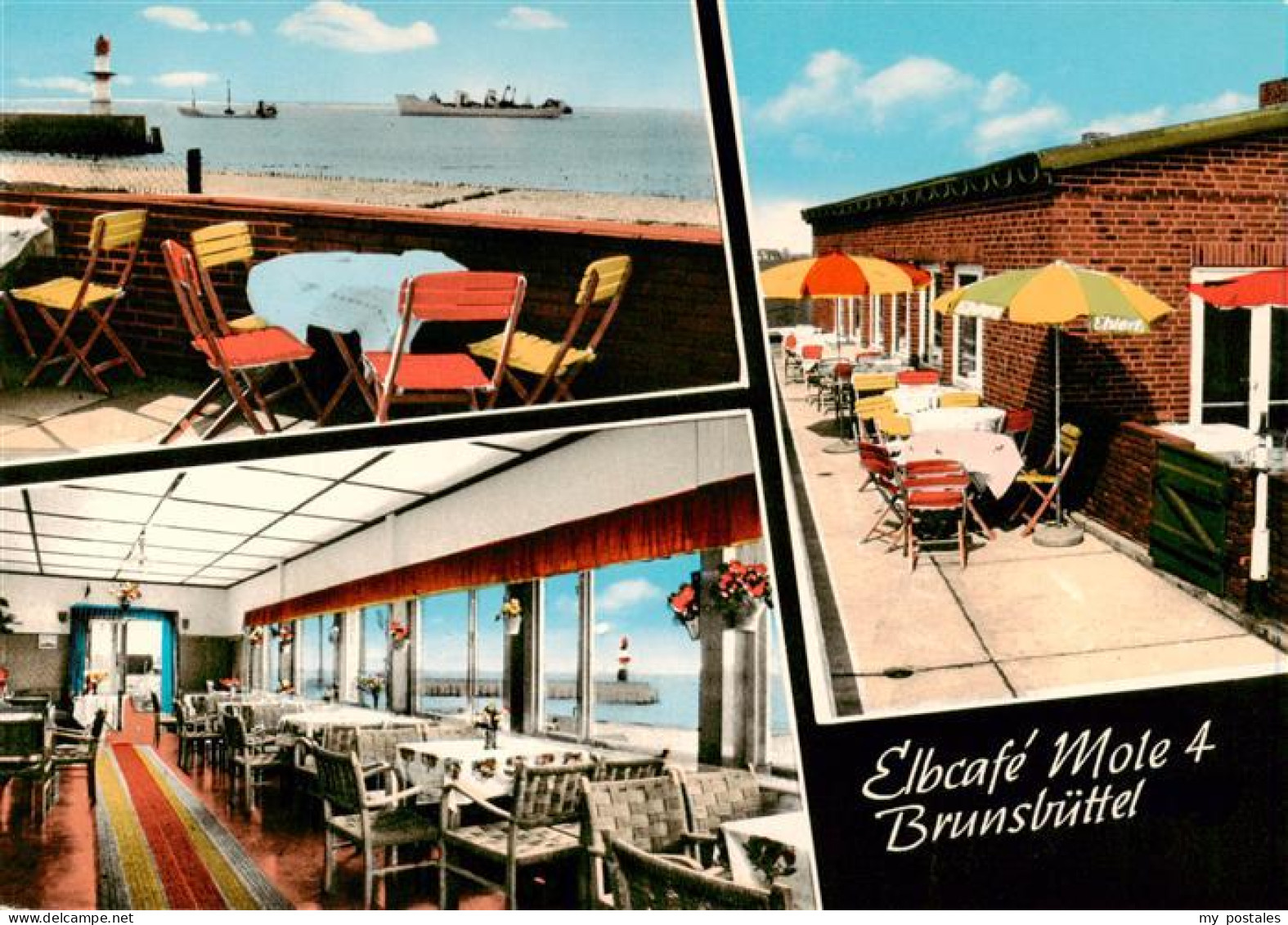 Brunsbuettel Elbcafe Mole 4 Gastraum Freiterrasse