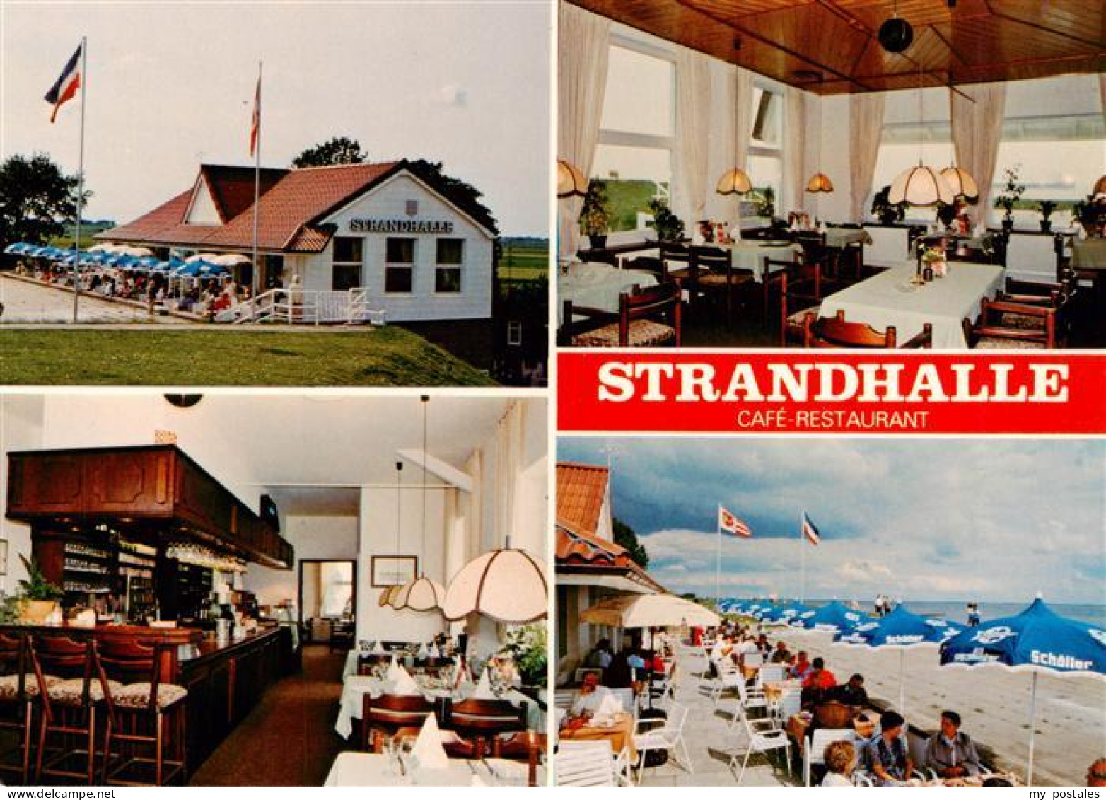 Brunsbuettel Strandhalle Cafe Restaurant Strandpartie