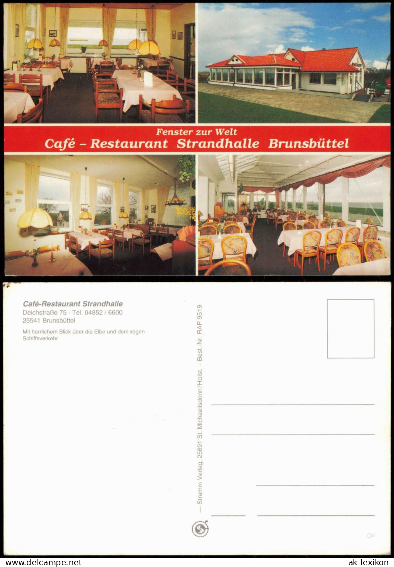 Brunsbüttel Brunsbüttelkoog 4 Bild Café-Restaurant Strandhalle Brunsbüttel 1981
