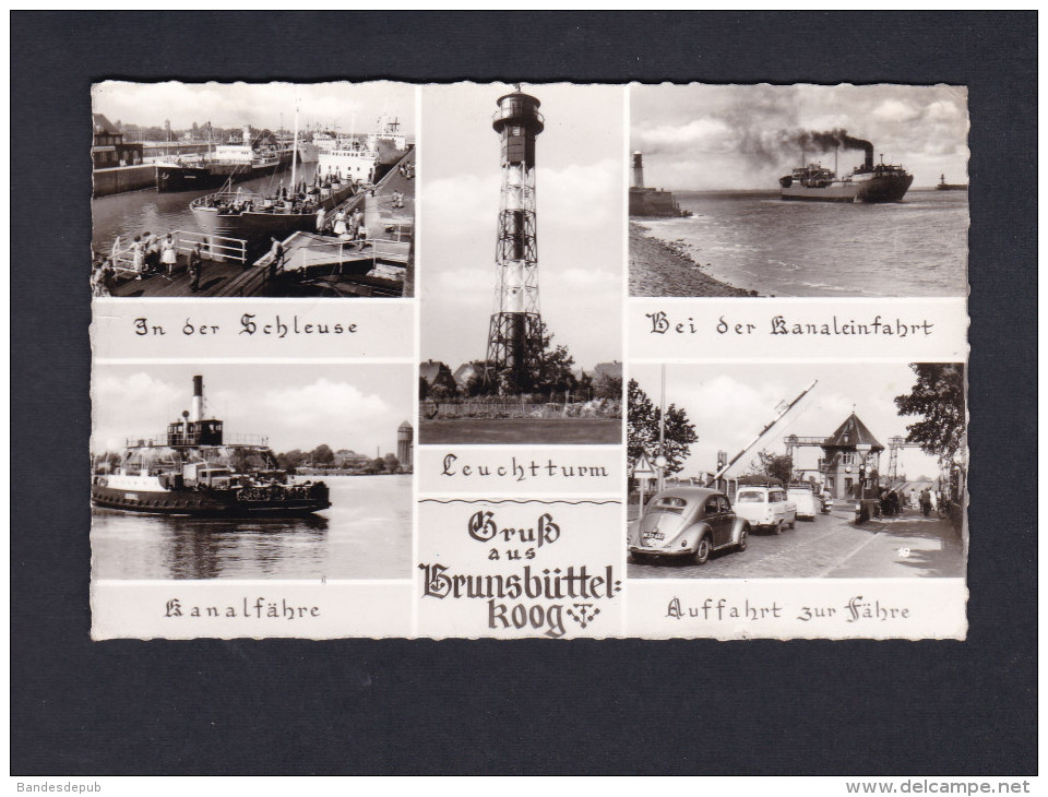 Brunsbüttel - Gruss aus Brünsbuttelkoog ( multivues kanal Volkswagen Coccinelle Lagerbauer & Co)