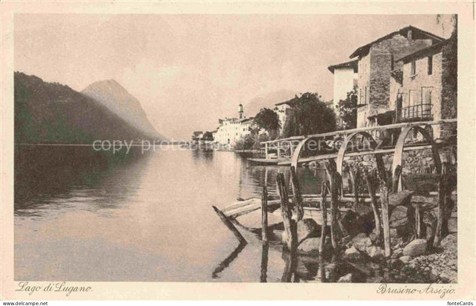 Brusino-Arsizio Brusinosizio TI Panorama Lago di Lugano