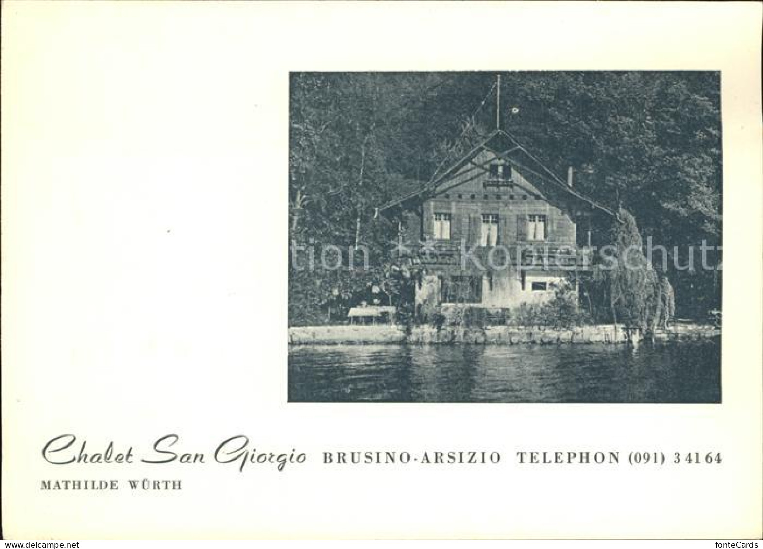 Brusino Arsizio Chalet San Giorgio