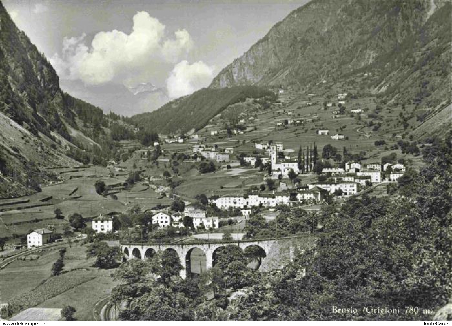 Brusio Bernina TI Panorama