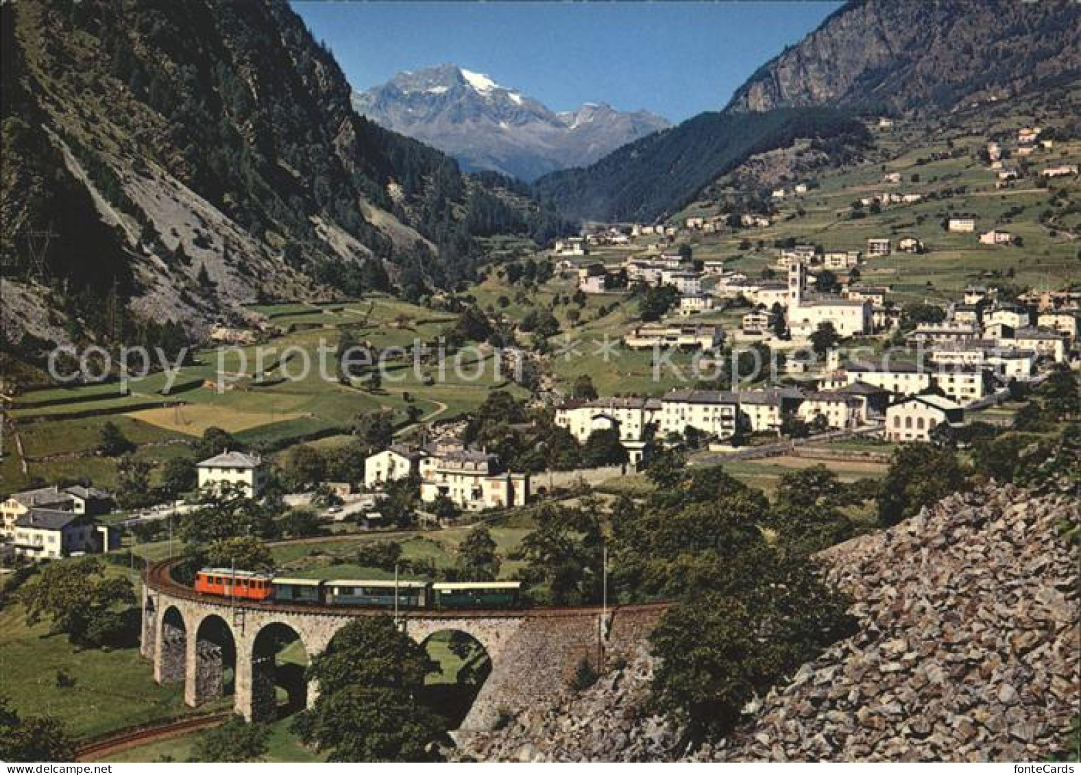 Brusio Grigioni Eisenbahn