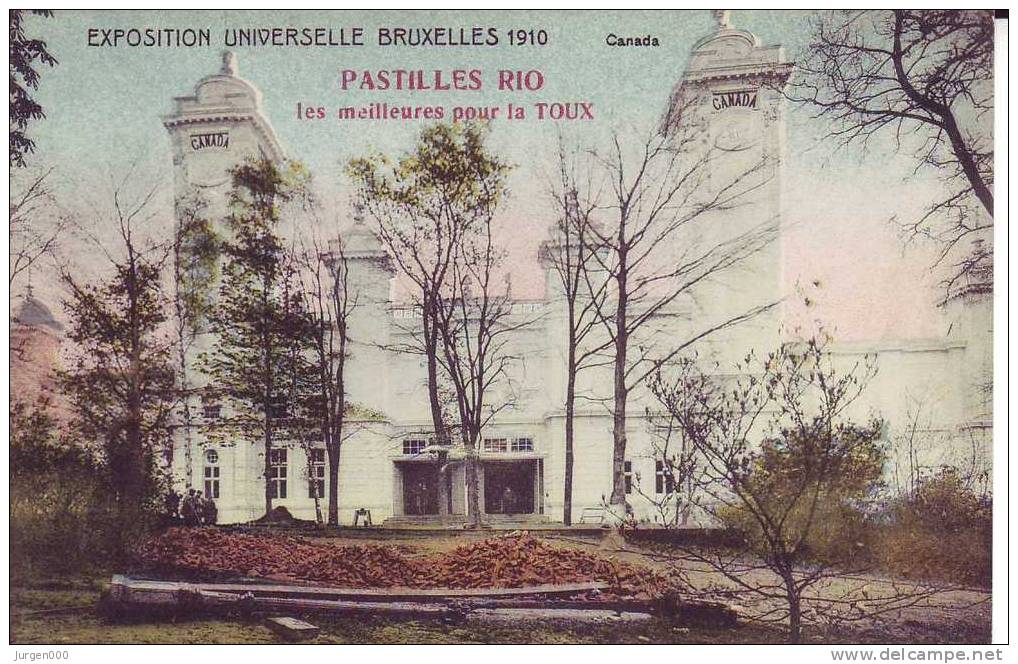 Brussel 1910 - Canada - Pastilles Rio (2711)