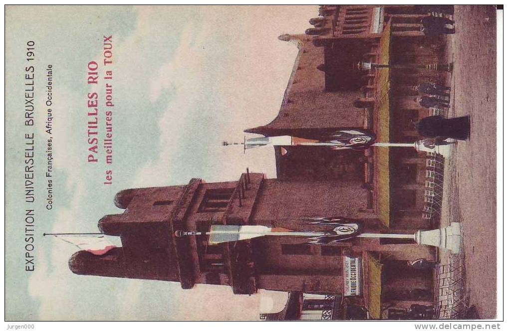 Brussel 1910 - Colonies Francaises, Afrique Occidentale - Pastilles Rio (2707)