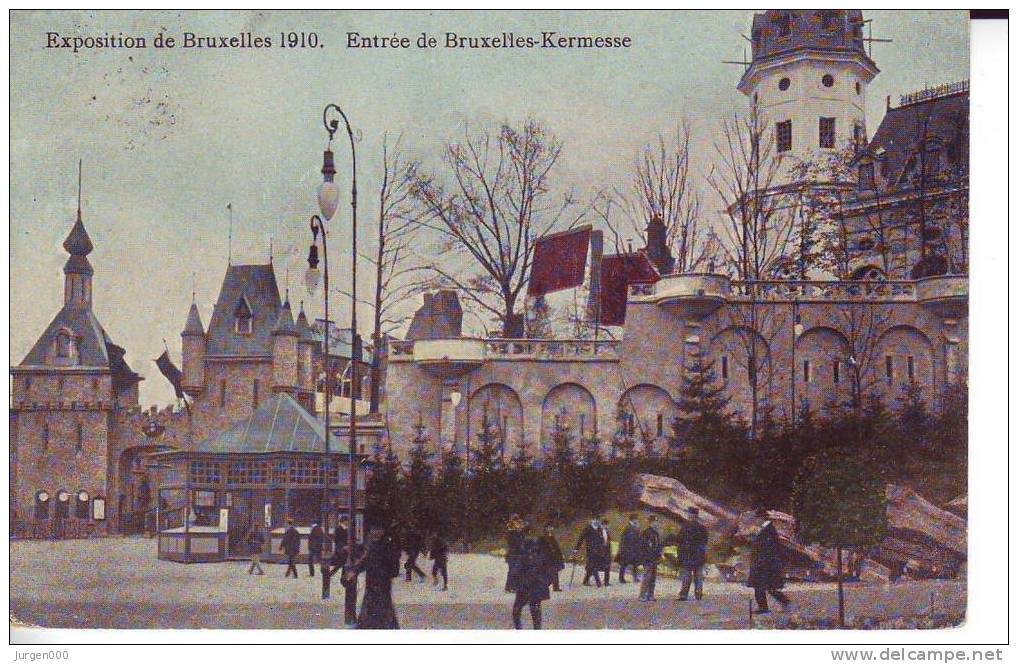 Brussel 1910 - Entree de Bruxelles Kermesse (2721)