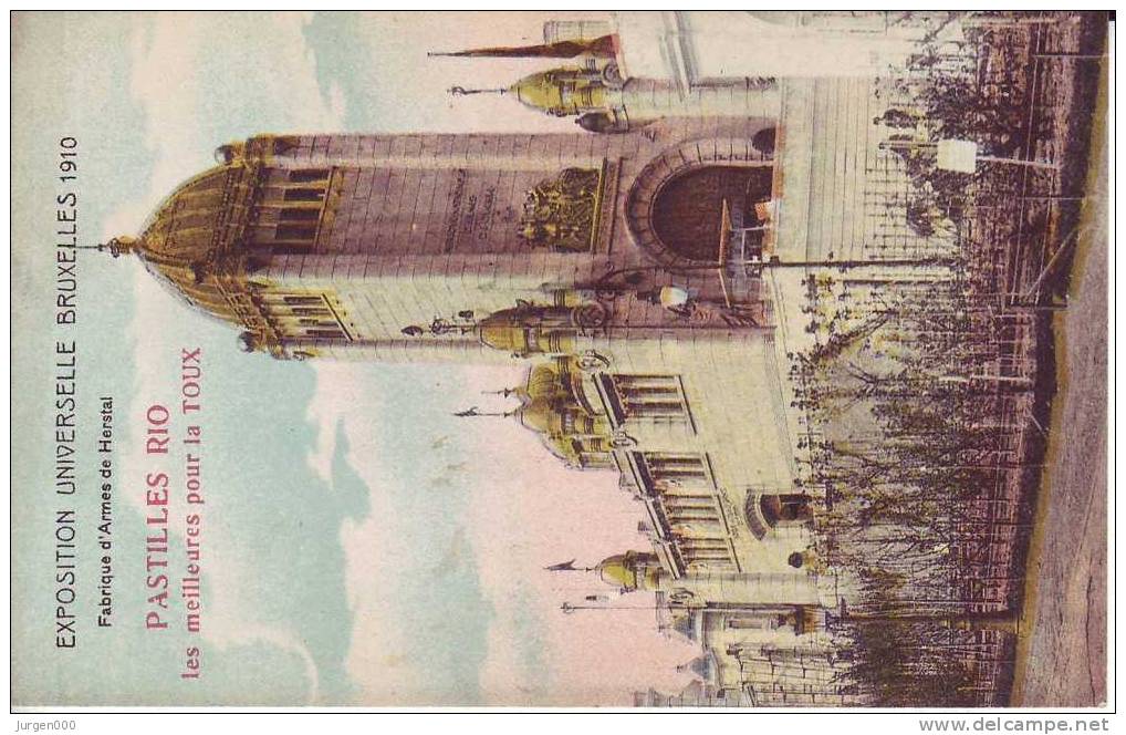 Brussel 1910 - Fabrique d'Armes de Herstal - Pastilles Rio (2706)