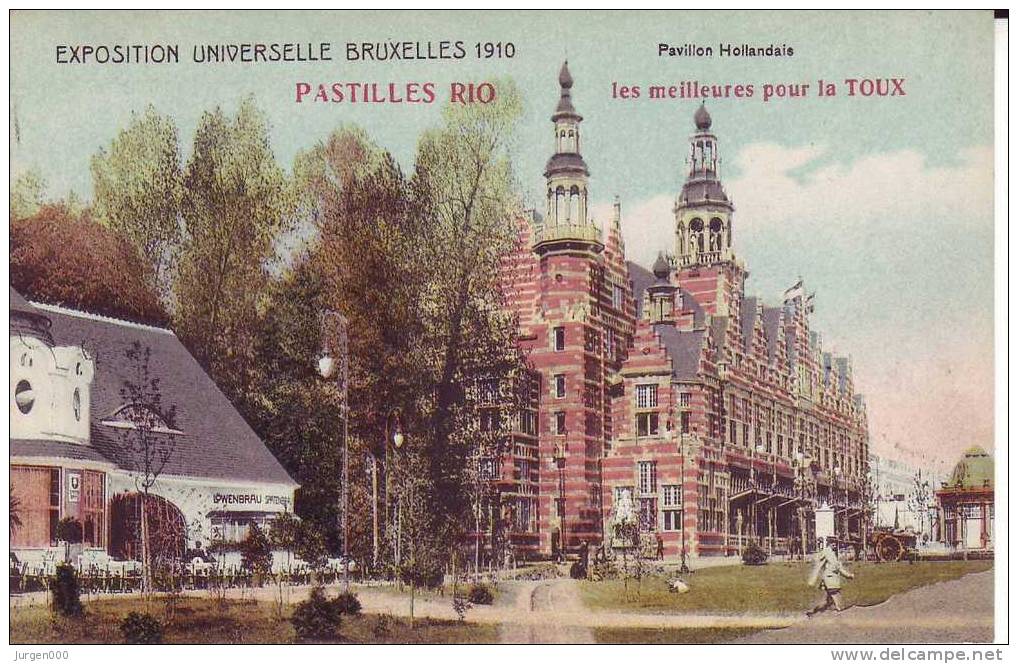 Brussel 1910 - Pavillon Hollandais - Pastilles Rio (2709)