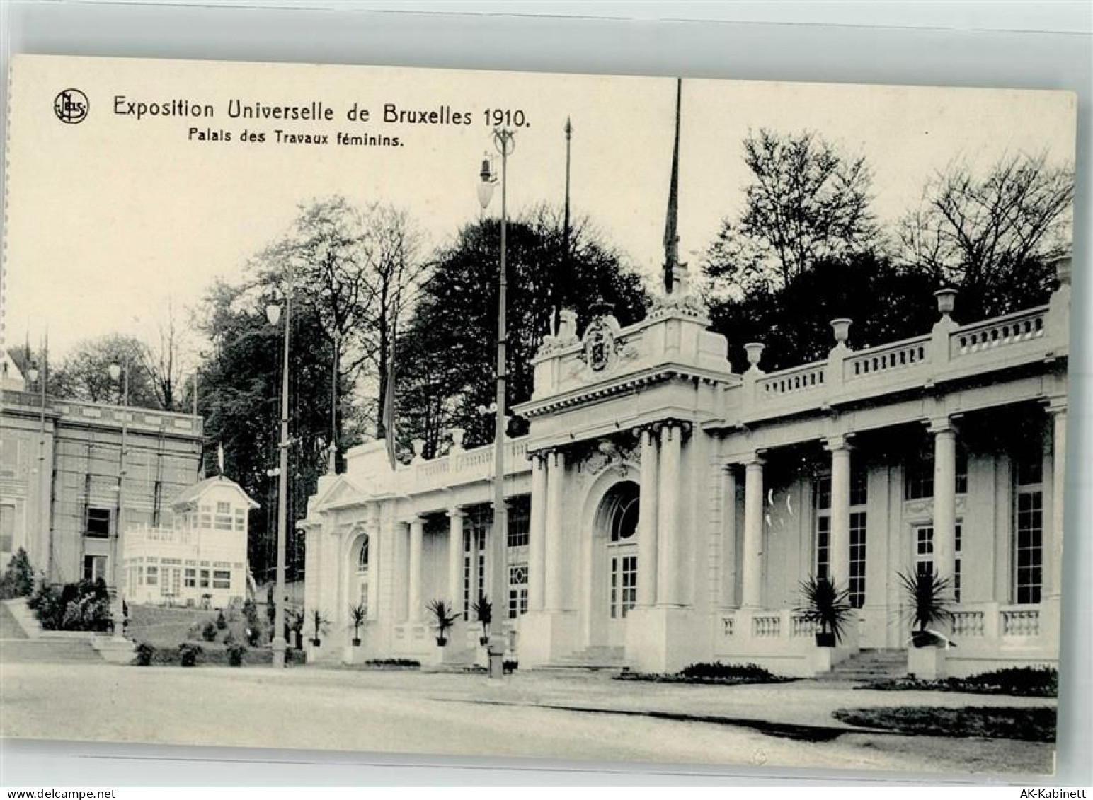 Brüssel Bruxelles Ausstellungen Foto AK Ausstellung 1910 Palais des Trav... - 38191638