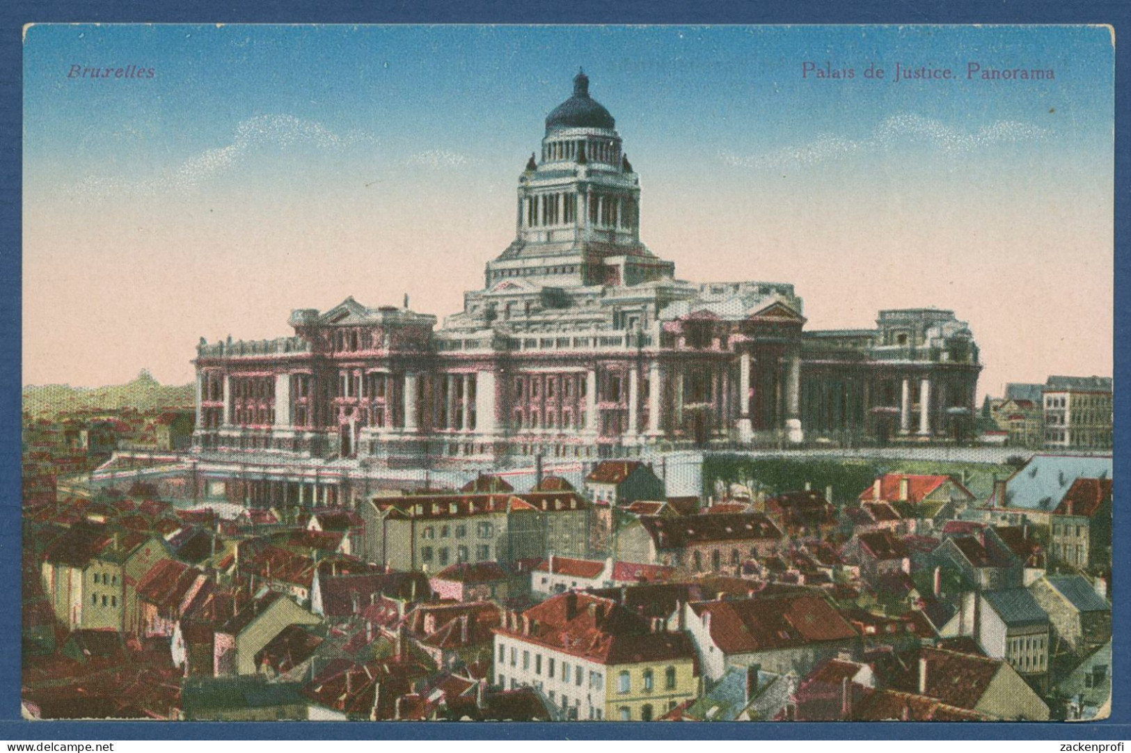 Brüssel Justizpalast Panorama, ungebraucht (AK4628)