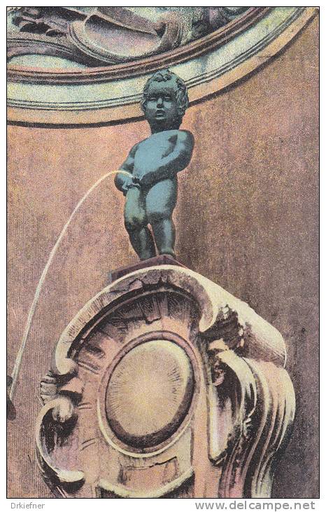 Brüssel, Manneken Pis, um 1912