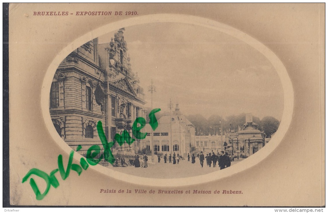 Brüssel, Weltausstellung 1910, Palais der Stadt Brüssel, Maison de Rubens, Exposition de Bruxelles