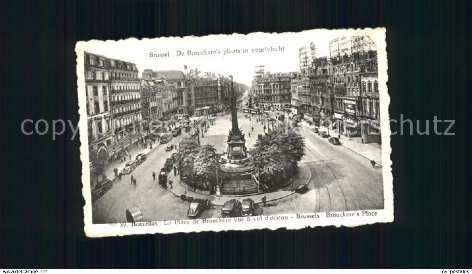 Brussels Brouckere plaats