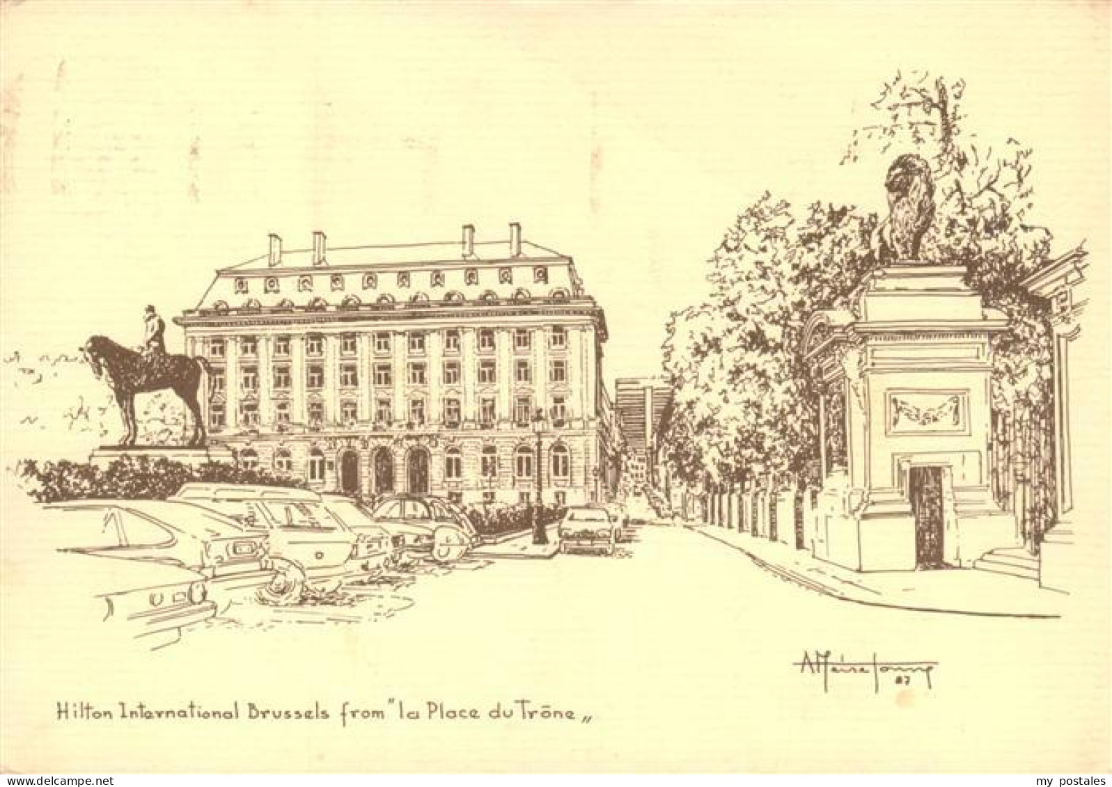 Brussels Hilton International Brussels from al Place du Troene