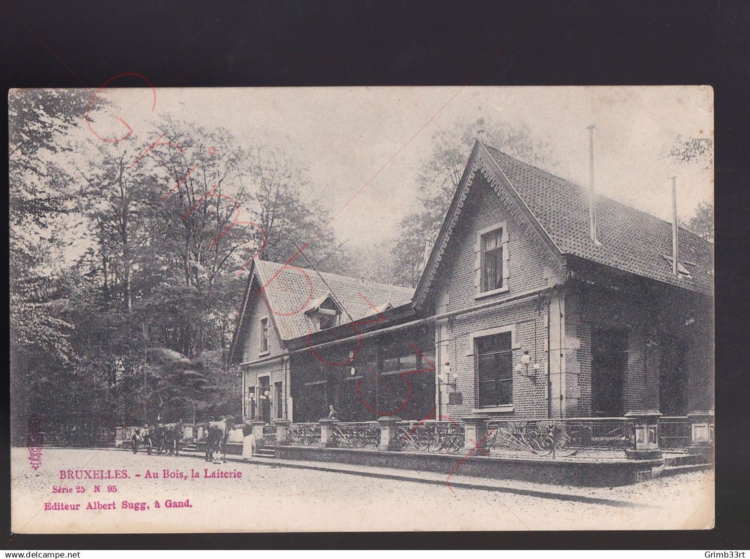 Bruxelles - Au Bois, La Laiterie - postkaart